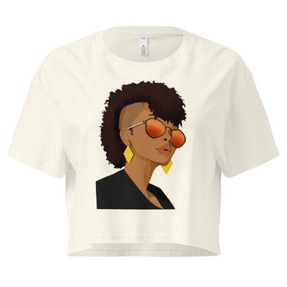 V-Art - "Sol" Shades Women’s Crop Top